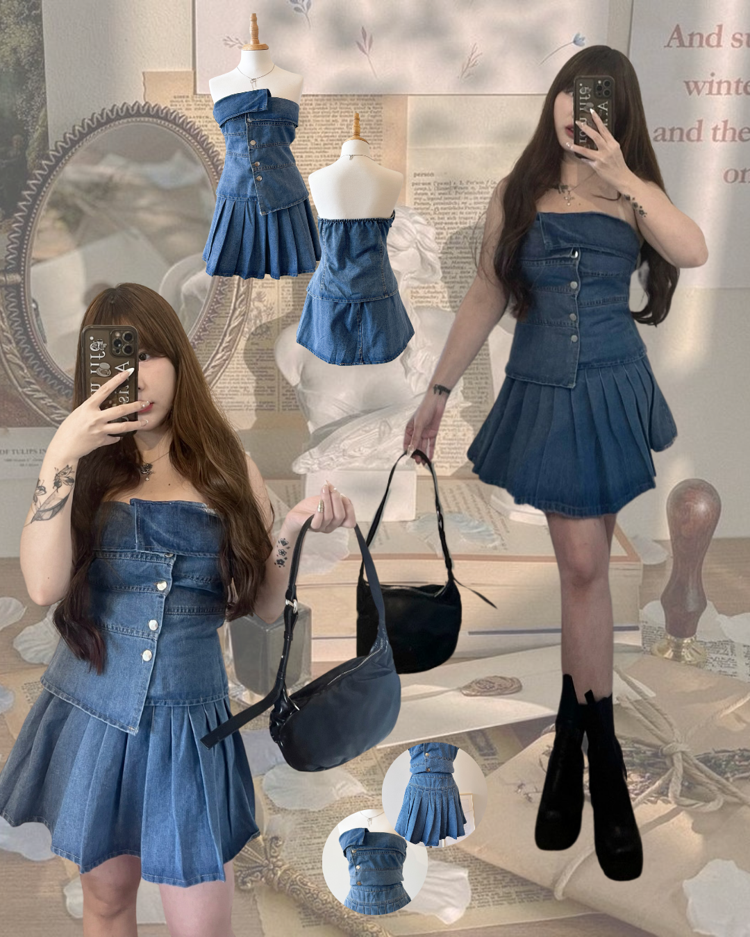 Tori Denim Set