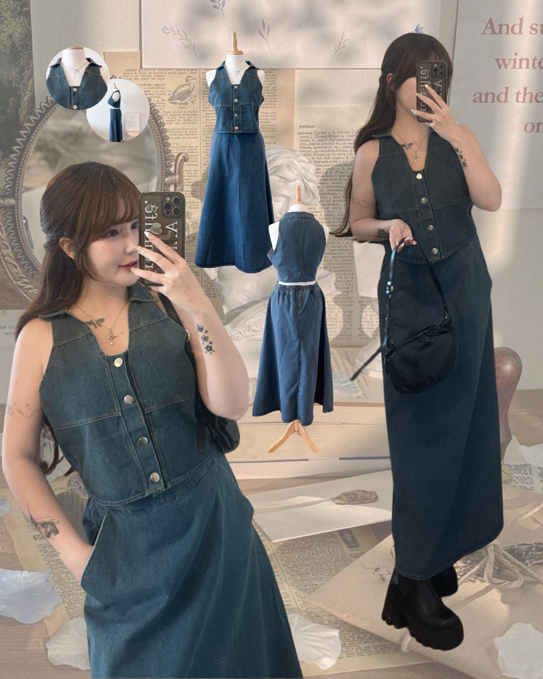 Yvonne Denim Set