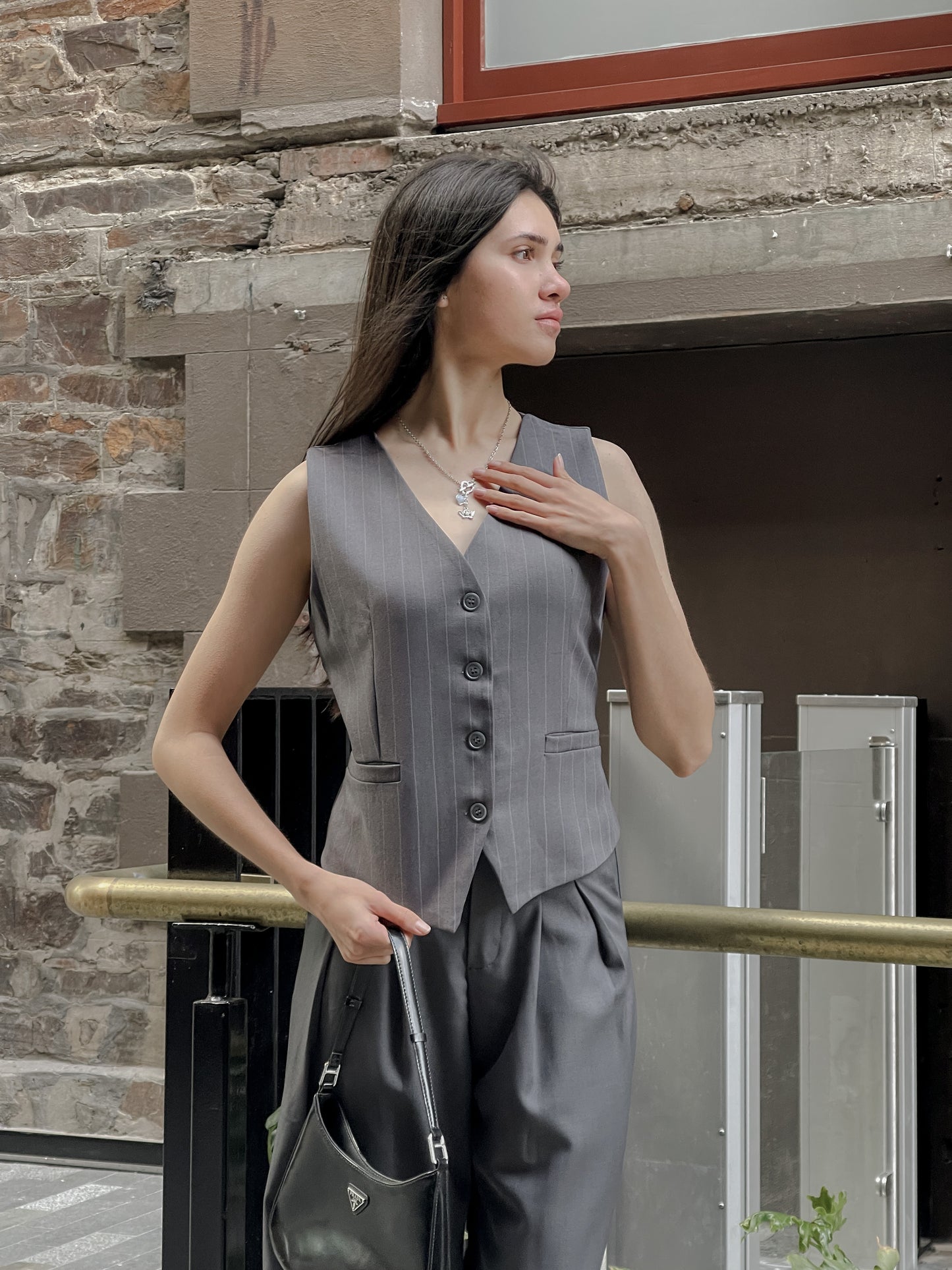 Aster Button Vest