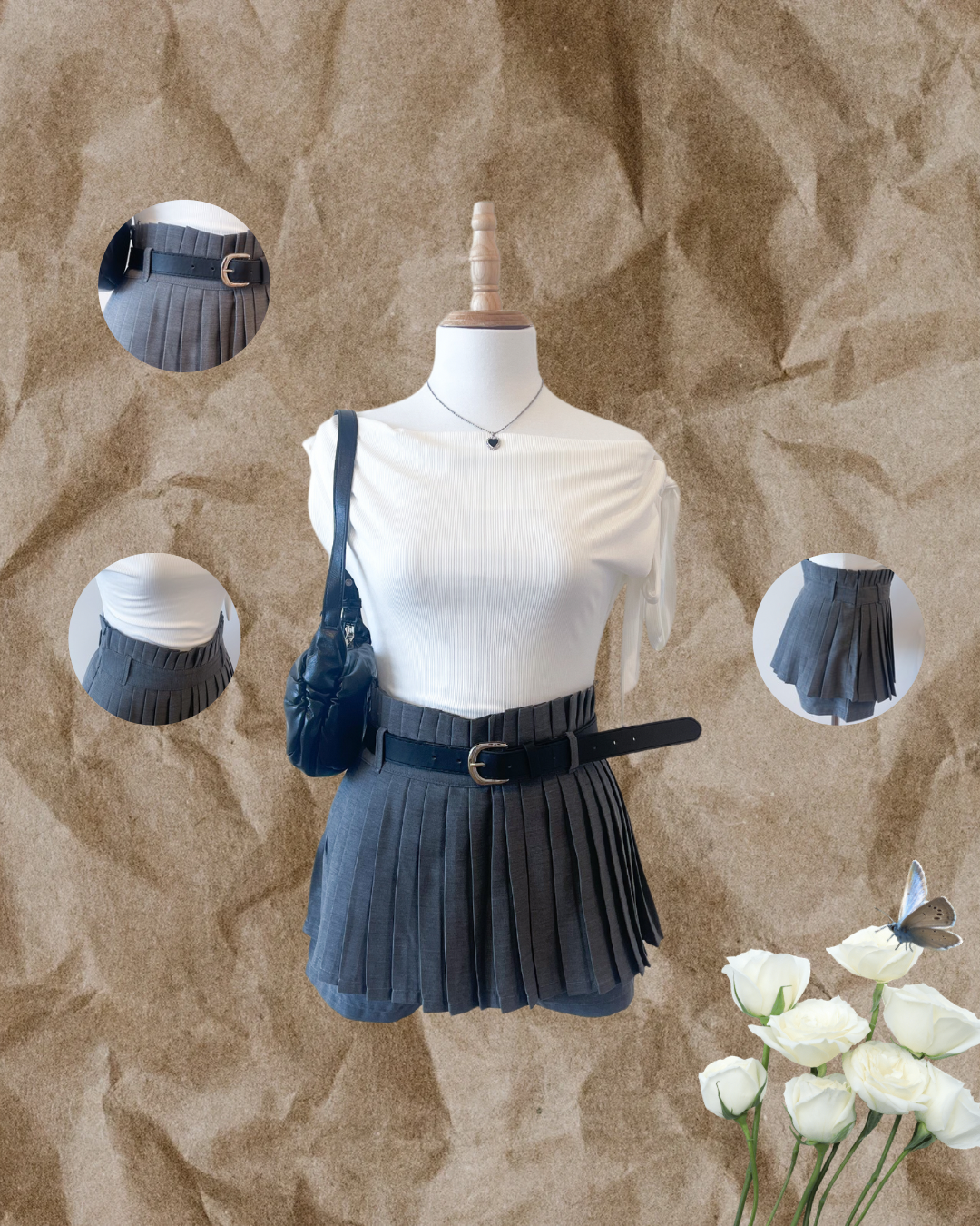 Kali Pleated Skirt